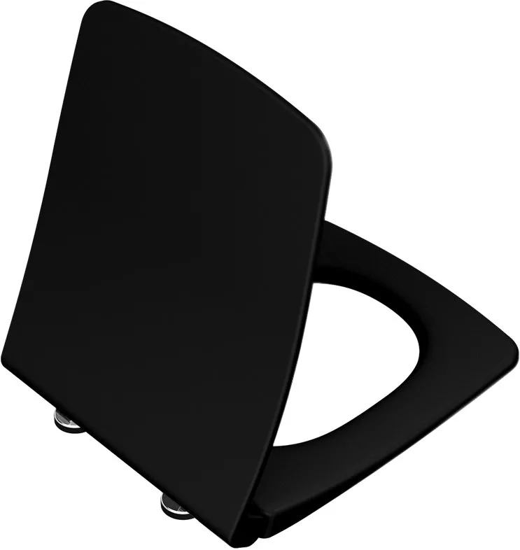 Крышка-сиденье VitrA Metropole 122-083-009 с микролифтом, матовая черная - фото 1