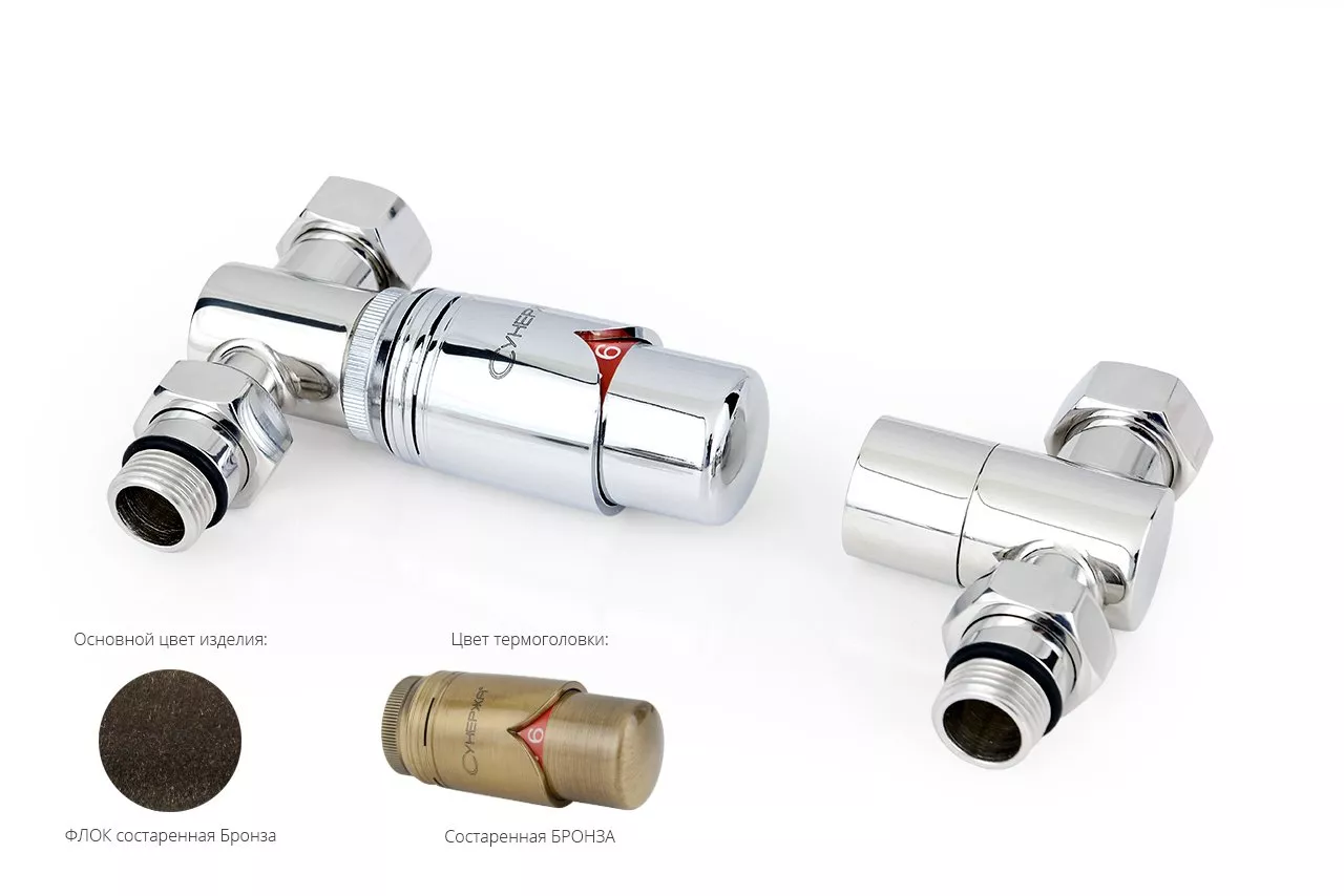 

Терморегулятор Автоматический терморегулятор прямой G 1/2" НР х G 3/4" НГ (набор) (Состаренная ЛАТУНЬ)