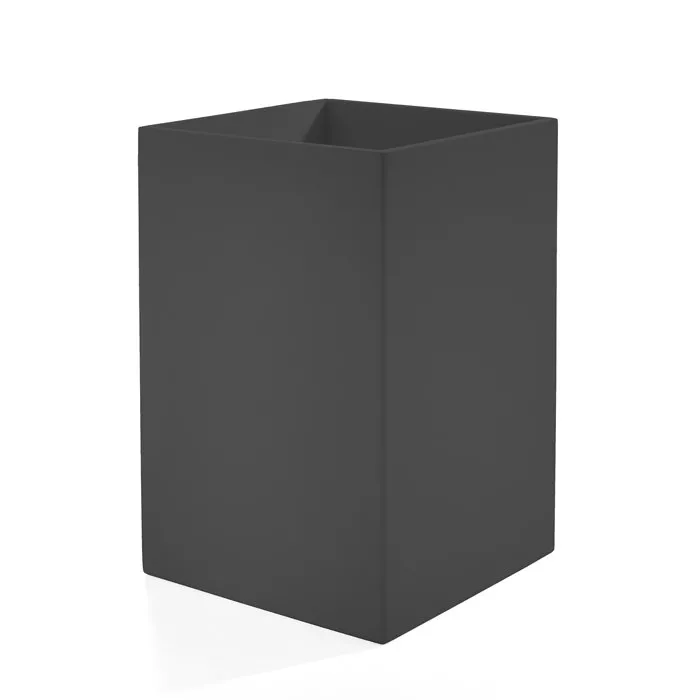 3SC Mood Black Ведро, без крышки, 20х30х20 см, цвет: чёрный матовый MN65A - фото 1
