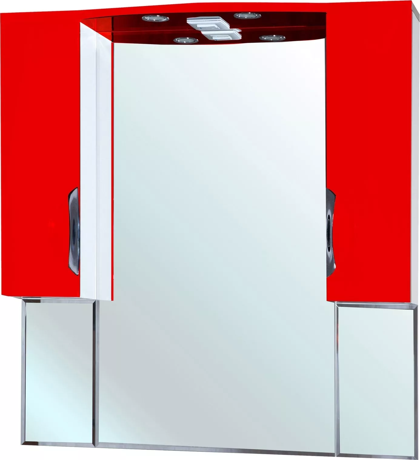 Зеркало-шкаф Bellezza Лагуна 105 красный, размер 101, цвет белый 4612118000030 - фото 1