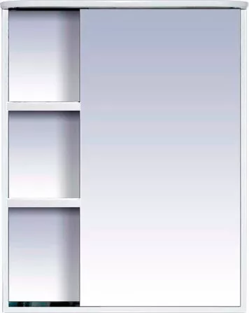Зеркало-шкаф Misty Венера 60 белый R, размер 60 П-Внр04060-01СвП - фото 1