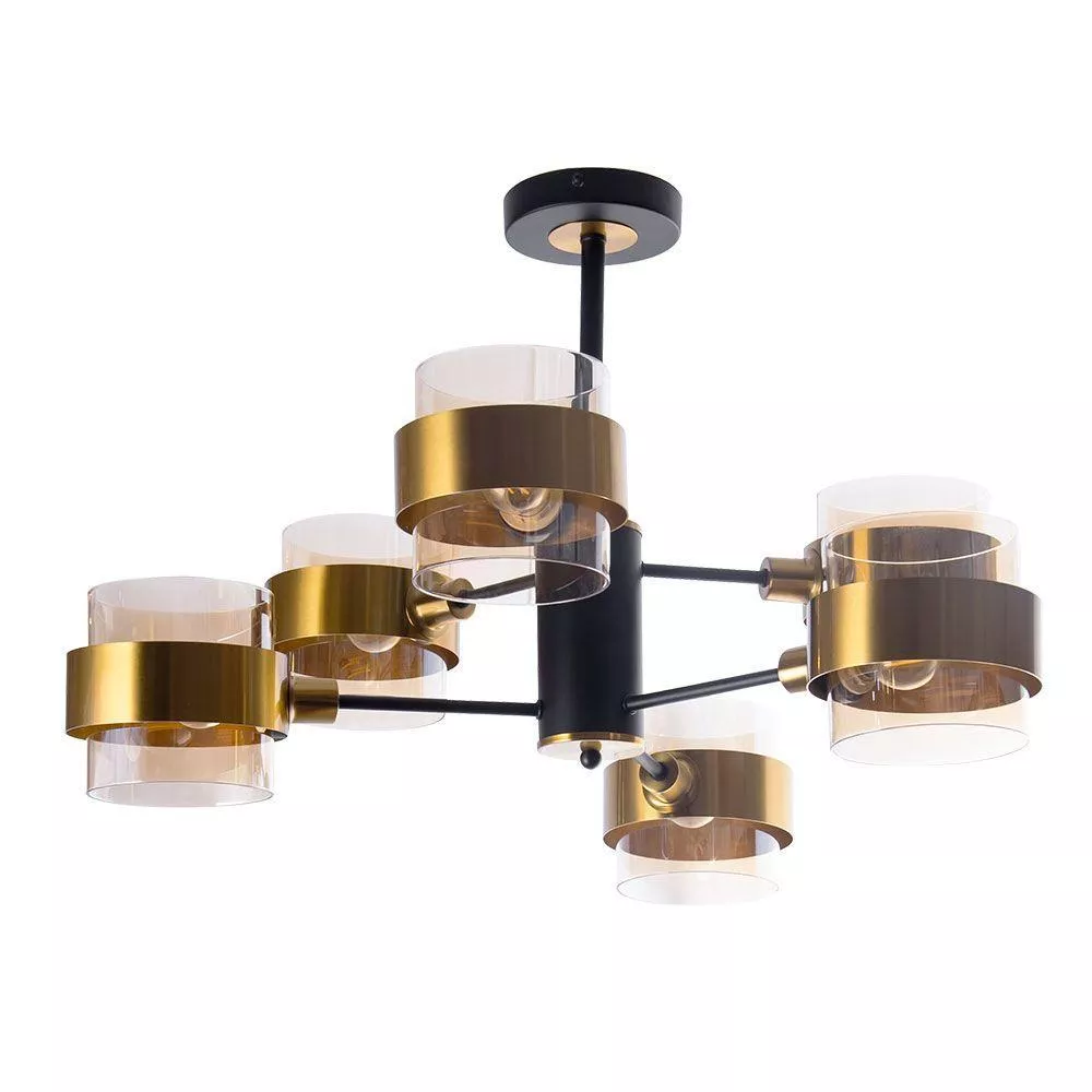 

Потолочная люстра Arte Lamp Carlo A8205SP-6BK