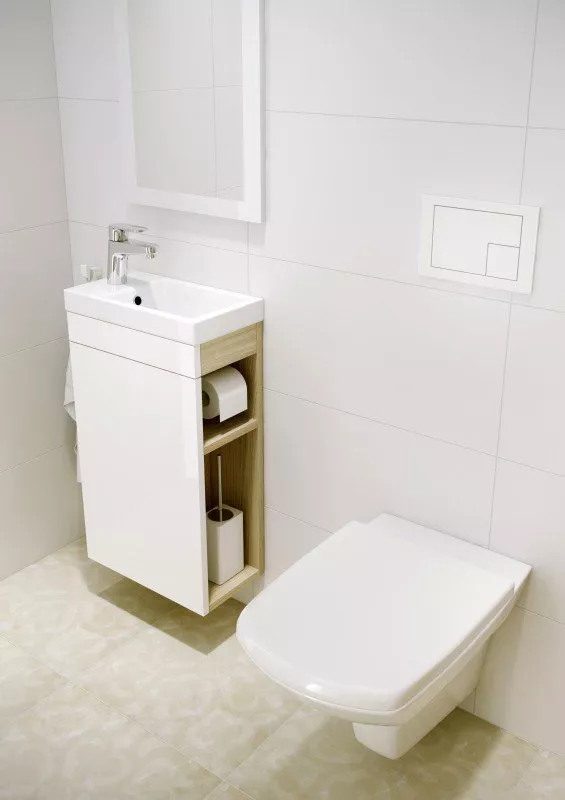 Мебель для ванной Cersanit Smart 40 ясень, белый - фото 1