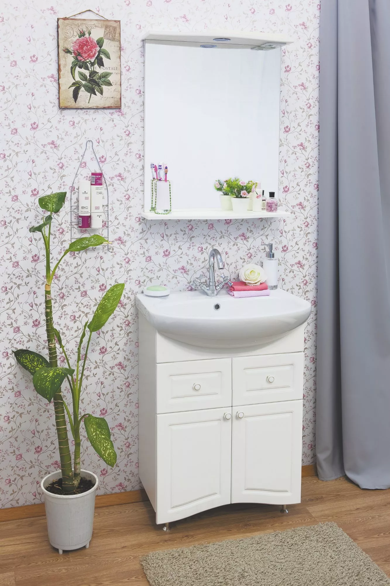 Мебель для ванной Sanflor Софи 65, цвет белый - фото 1