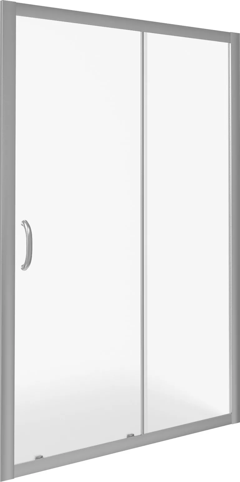 

Душевая дверь в нишу Good Door Infinity 140х185 профиль хром стекло рифленое