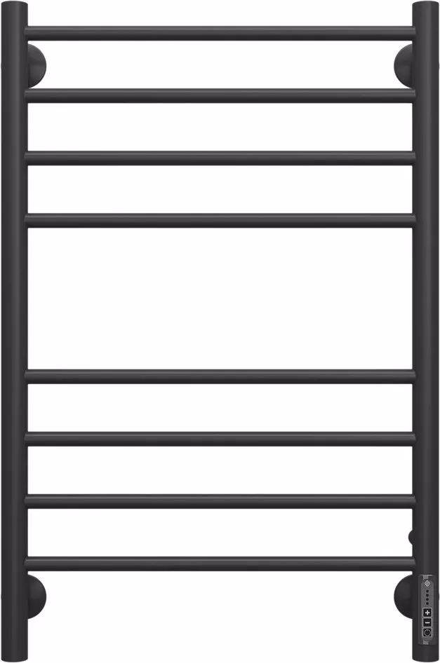 Электрический полотенцесушитель Terminus Аврора П8 500x800 Черный матовый